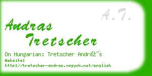 andras tretscher business card